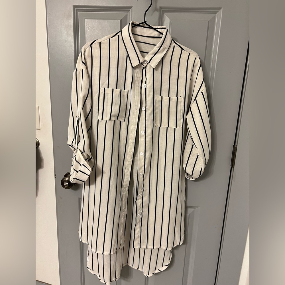 Asymmetrical Button-down